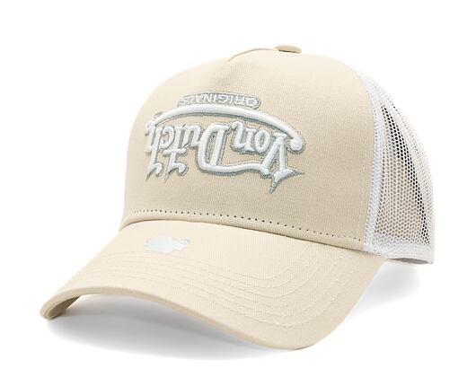 Kšiltovka Von Dutch Trucker Soho - Cotton Twill - Grey/White