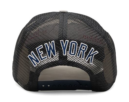 Kšiltovka New Era 9FORTY A-Frame Trucker MLB Logo Trucker New York Yankees - Graphite / Navy