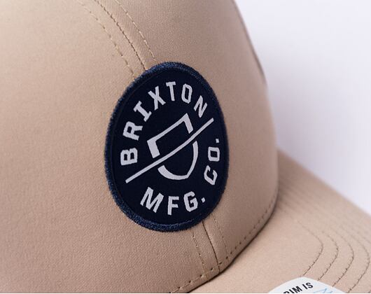 Kšiltovka Brixton Crest X MP Snapback - Sand/Navy