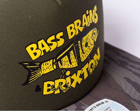 Kšiltovka Brixton Bass Brains Bait HP Trucker Hat - Bb Camo