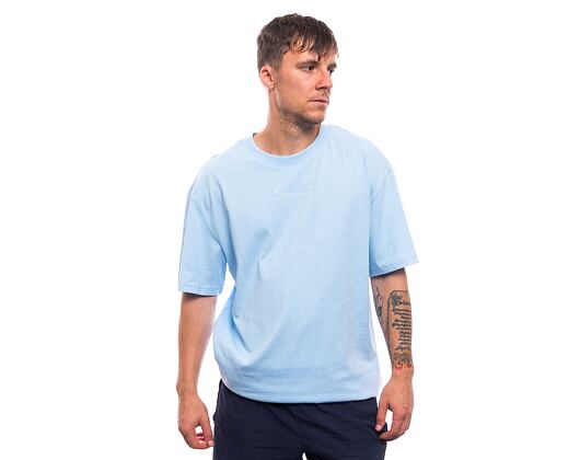 Triko Karl Kani Small Signature Essential Tee light blue