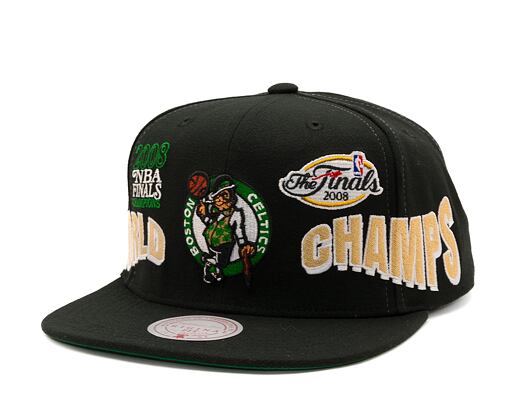 Kšiltovka Mitchell & Ness World Champs Snapback NBA Boston Celtics Black