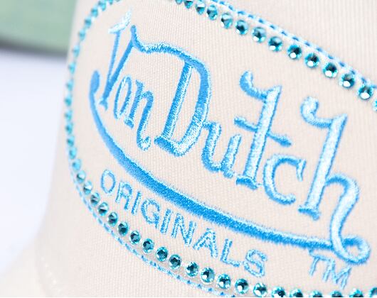 Kšiltovka Von Dutch Trucker Nelson - Cream/ Blue