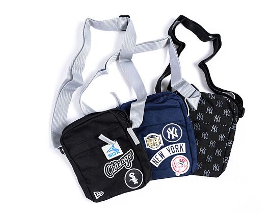 Taška New Era - Monogram Side Bag - NY Yankees - Black / Grey Heather