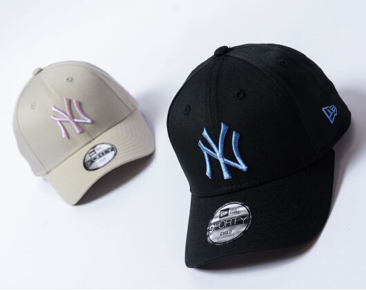 Dětská Kšiltovka New Era - 9FORTY Glitter - NY Yankees - Black