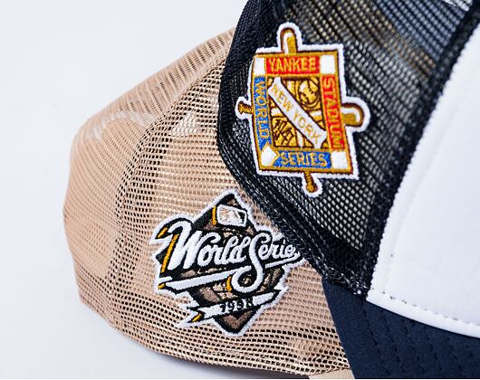 Kšiltovka New Era - 9FORTY Trucker World Series - NY Yankees - Beige