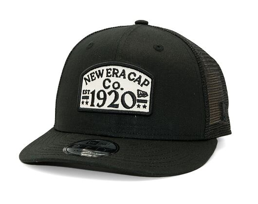 Kšiltovka New Era - 9FIFTY Trucker Pre-Curved Branded Patch - Black