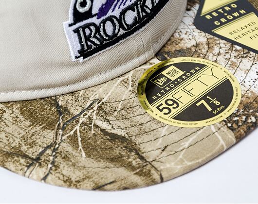 Kšiltovka New Era - 59FIFTY Retro Crown Realtree - Colorado Rockies - Camo