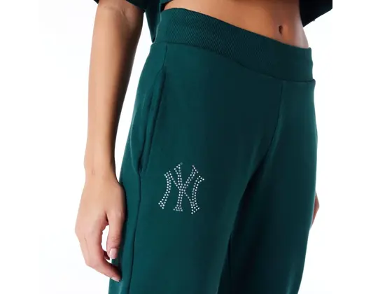 Dámské tepláky New Era - Diamante Joggers - NY Yankees - Dark Green