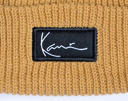 Kulich Karl Kani Woven Signature Essential Fisherman Beanie sand