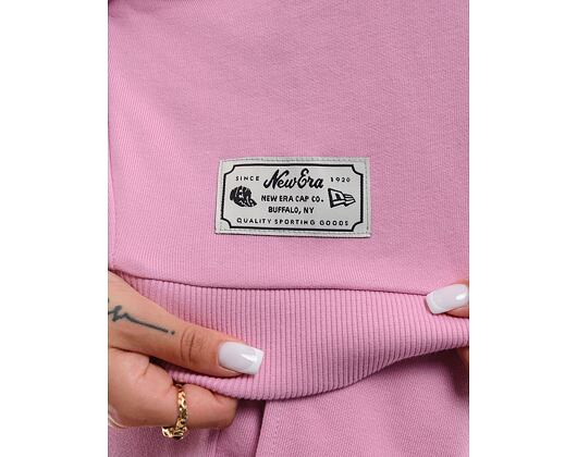 Dámská Mikina New Era - Crop Infill Crew - Pastel Pink / Pink