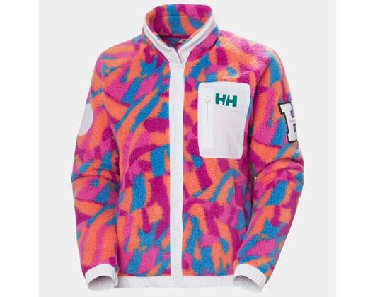 Dámská Bunda Helly Hansen - Woman Imperial Printed Pile Snap - Magenta