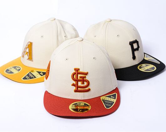 Kšiltovka New Era - 59FIFTY Low Profile "Late Fall Vibes" - St. Louis Cardinals - Cream / Rust