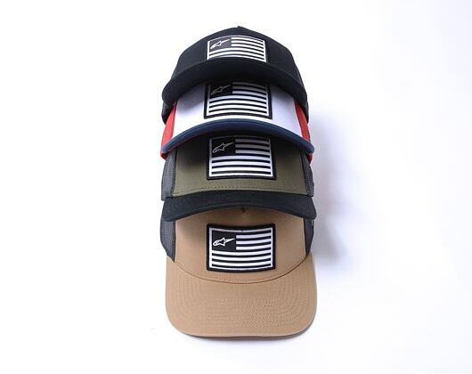 Kšiltovka Alpinestars - Flag Snapback - Sand/Black