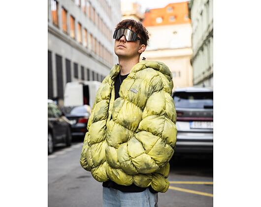 Bunda Karl Kani - Oversized Square Quilted Puffer Jacket - Lime Green