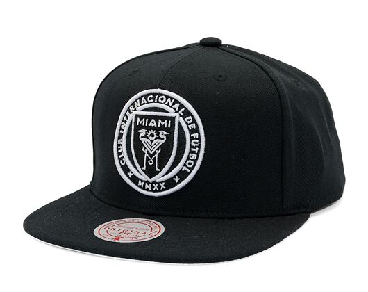 Kšiltovka Mitchell & Ness - Evergreen Black White Snapback - Inter Miami Cf - Black