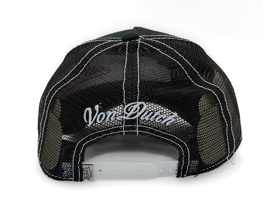 Kšiltovka Von Dutch - Trucker Riverside - Cotton Twill - Black/white