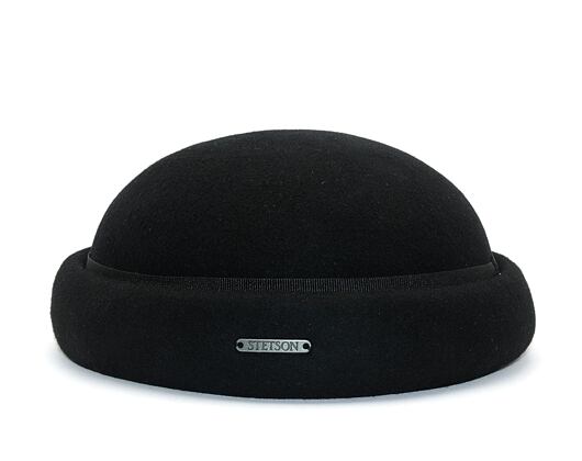 Docker Cap Stetson Docker Woolfelt Black