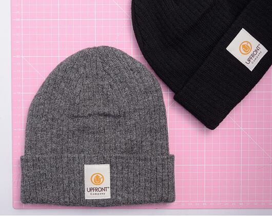 Kulich Upfront Stranded Beanie Dark Grey Melange