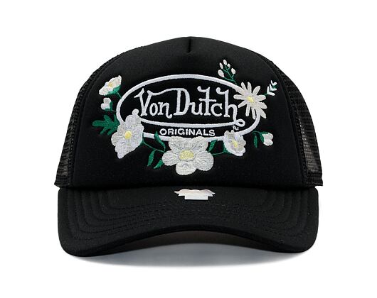 Kšiltovka Von Dutch - Trucker Flora - Caps - Polyester Foam - Black