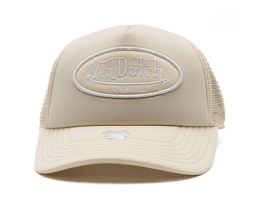 Kšiltovka Von Dutch - Trucker Tampa - Caps - Polyester - Beige/Cream