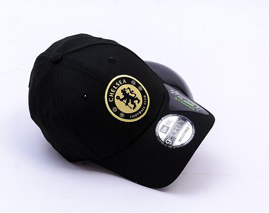 Kšiltovka New Era - Pop Outline 9FORTY - Chelsea FC Lion Crest - Black / Gold