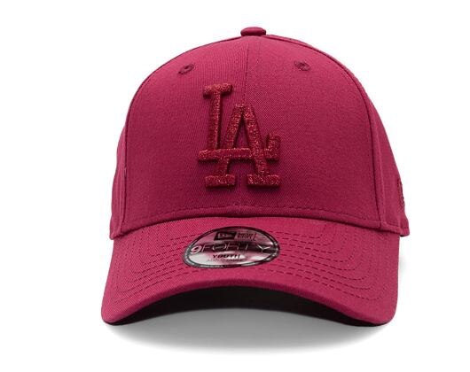 Dětská Kšiltovka New Era - MLB Metallic 9FORTY - LA Dodgers - Burgundy