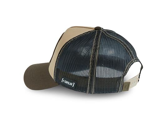 Kšiltovka Capslab - Trucker Dragon - Brown