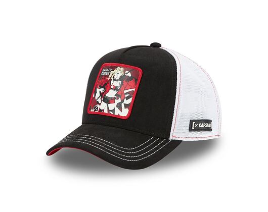 Kšiltovka Capslab - Trucker DC Comics - Harley Queen - Black / White