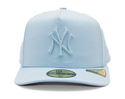 Kšiltovka New Era - MLB Color Pack 59FIFTY A-Frame - NY Yankees - Baby Blue