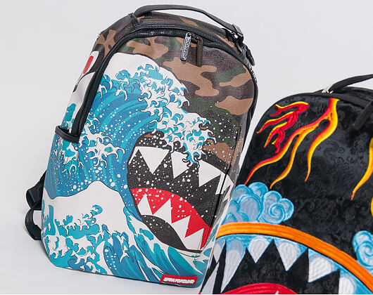 Batoh Sprayground Camokawa Shark Snapbacks