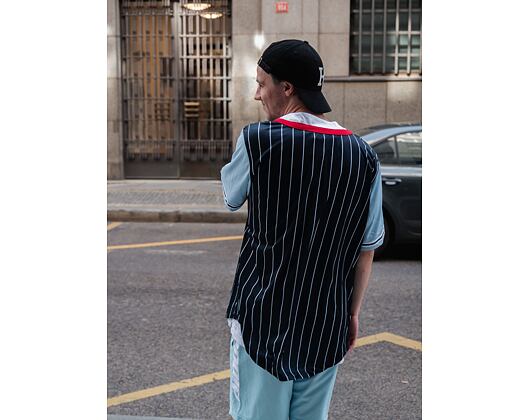 Dres Karl Kani KK College Block Pinstripe Baseball Shirt 6035539