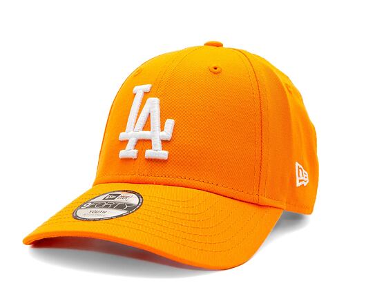 Dětská kšiltovka New Era 9FORTY Kids MLB League Essential Los Angeles Dodgers - Orange / White