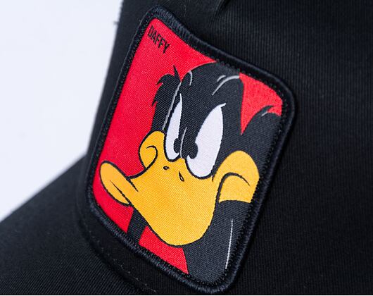 Dětská Kšiltovka Capslab Looney Tunes Trucker - Daffy Duck - Black / Red