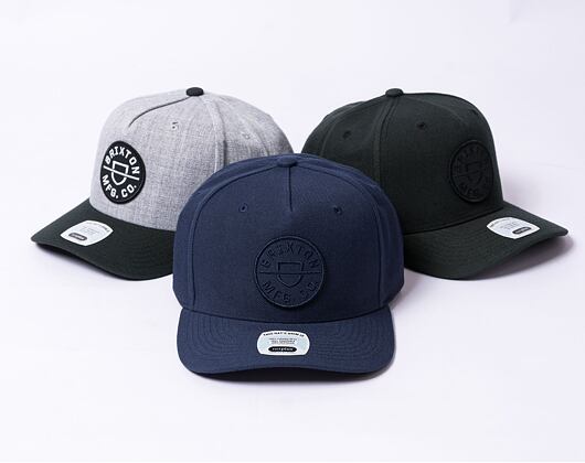 Kšiltovka Brixton Crest C MP Snapback - Washed Navy/Washed Navy