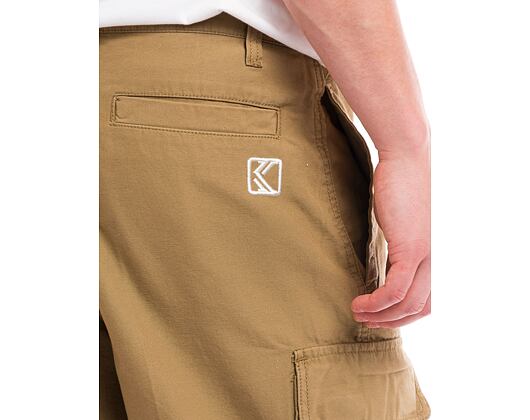 Kraťasy Karl Kani Retro Washed Cargo Shorts sand