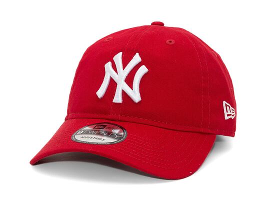 Kšiltovka New Era - 9TWENTY Classic Dad Cap - NY Yankees - Scarlet / White