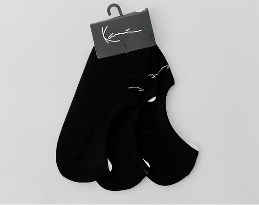 Ponožky Karl Kani Signature Invisible Socks 3 Pack black