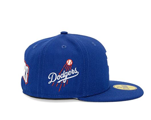 Kšiltovka New Era - 59FIFTY Upside-Down - LA Dodgers - Dark Royal