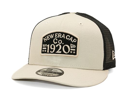 Kšiltovka New Era - 9FIFTY Trucker Pre-Curved Branded Patch - Stone