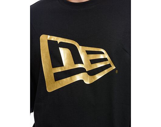 Triko New Era - Flag Oversized Tee - Black / Gold