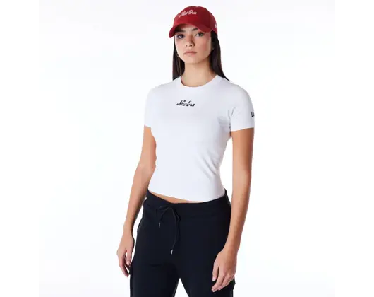 Dámské triko New Era - Slim Tee - White / Black