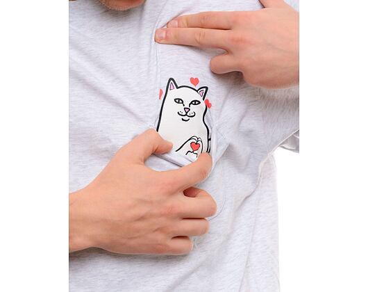 Triko Rip N Dip Nermal Loves Pocket Tee (Ash Heather)