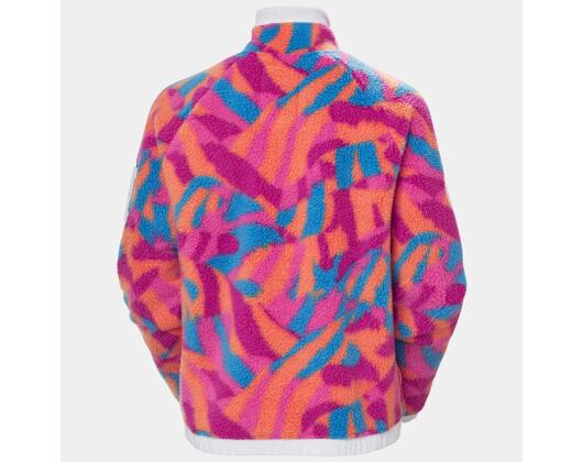 Dámská Bunda Helly Hansen - Woman Imperial Printed Pile Snap - Magenta