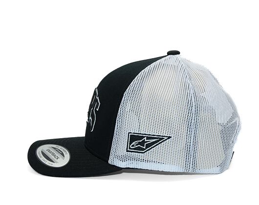 Kšiltovka Alpinestars Dunker Trucker Black/White