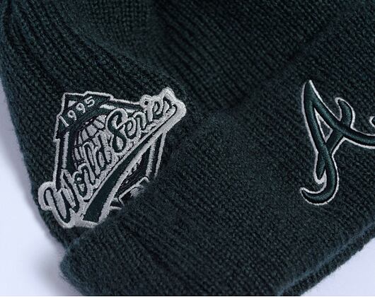 Kulich New Era - Knit Medium MLB Ws Patch Beanie - Atlanta Braves - Green