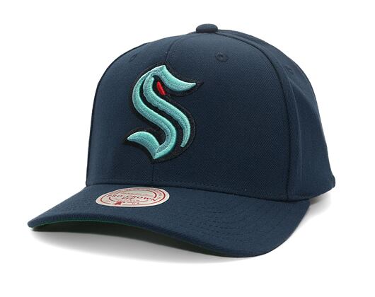 Kšiltovka Mitchell & Ness - Neon Logo Pro Snapback - Seattle Kraken - Black