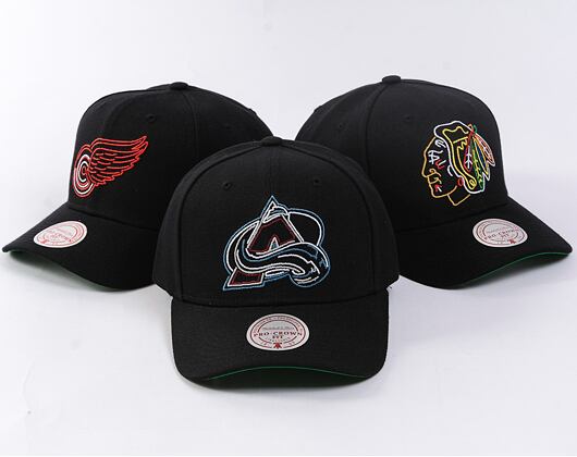 Kšiltovka Mitchell & Ness - Neon Logo Pro Snapback - Colorado Avalanche - Black