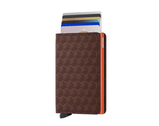 Peněženka Slimwallet Secrid Optical Brown-Orange