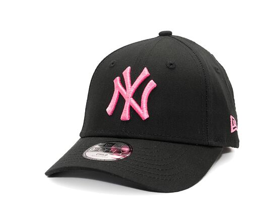 Dětská Kšiltovka New Era - 9FORTY Kids MLB Neon - NY Yankees - Black / Green Glow